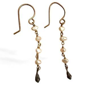 FRESHWATER PEARL DANGLE EARRINGS – HANDCRAFTED BOHO STYLE FOR WOMEN